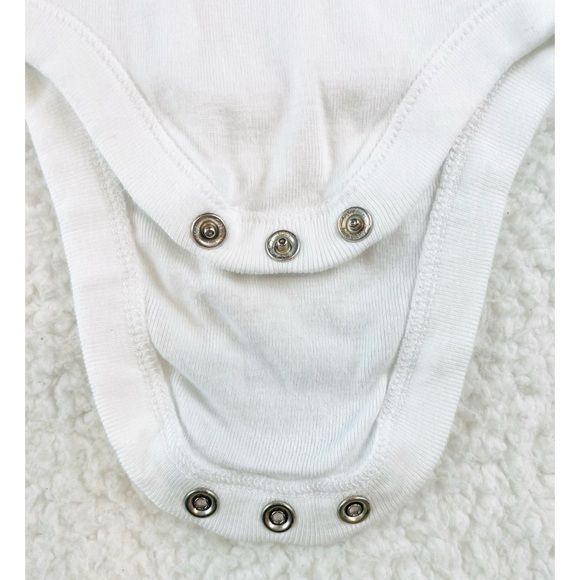 OLD NAVY • White/Multi Boo’s First Halloween Long Sleeve Bodysuit Onesie - Picture 7 of 12